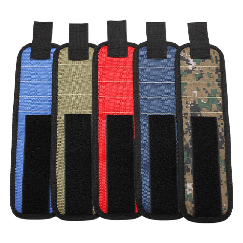 Cross-border magnetic wrist strap for electrician carpentry velcro magnetic wrist strap hardware strong magnetic wrist strap