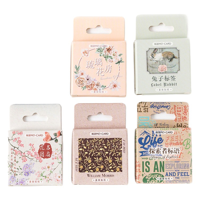 Mr. Mo Mo Edgar Boxed Sticker Cute Adorable Creative Hand Account Decoration Material Gift Sealing Sticker