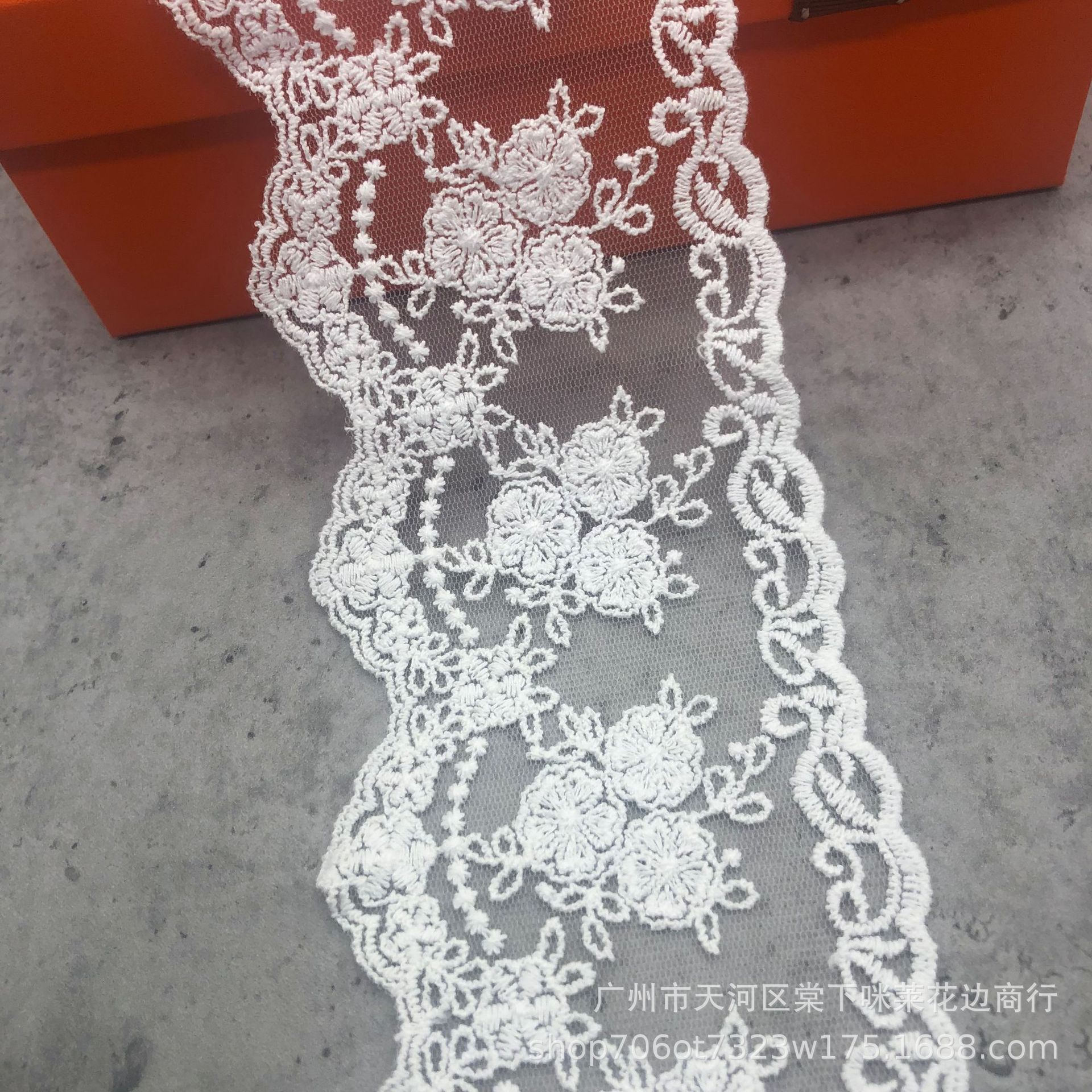 Factory wholesale embroidery water soluble mesh embroidery cotton lace Lolita lace embroidery lace clothing accessories