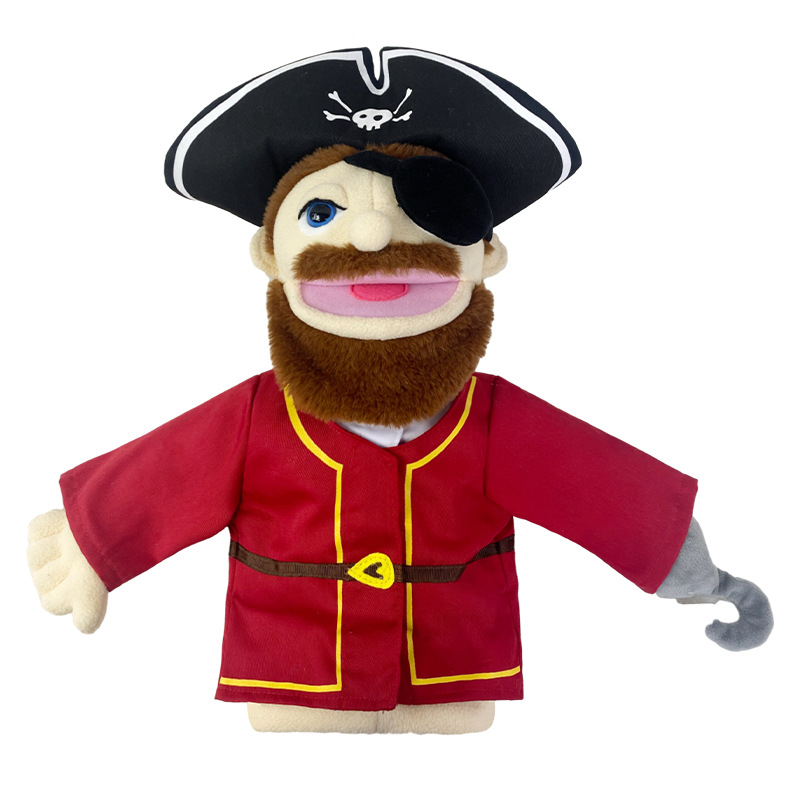 Picture of New Cartoon Half-body Professional Character Hand Doll Kindergarten Parent-child Games Plush Toy Family Early Education Doll