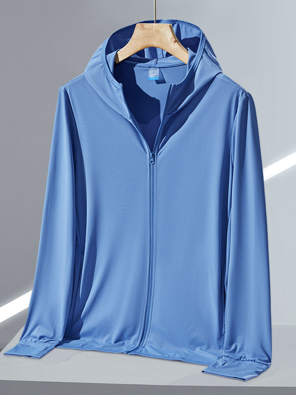 Picture of Ultra-Thin Ice Silk Sun Protection Clothing for Men and Women, Men's Summer Anti-Uv Breathable Jacket, Outdoor Fishing Sun Protection Clothing