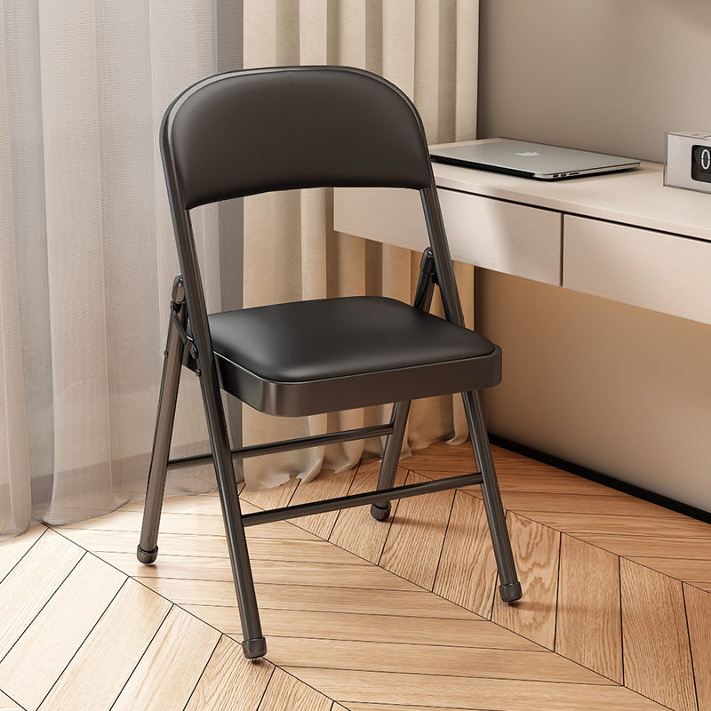 Wholesale Folding Chair Dormitory Student Dormitory Study Chair Home Dining Chair Simple Portable Stool Backrest Electric