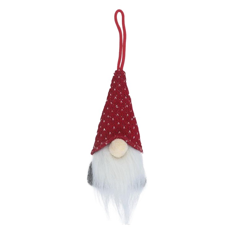 Cross-border Hot-selling Christmas Decoration Cane Faceless Doll Pendant Old Man Doll Pendant Doll Hanging