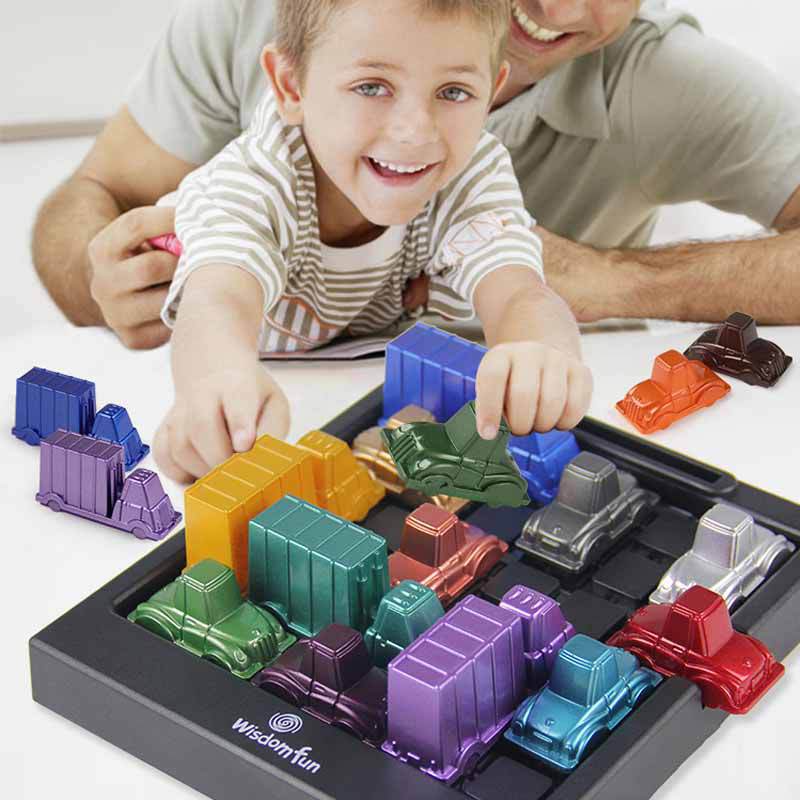 Cross-border children's puzzle American traffic jam peak time Development Intelligence logical thinking reasoning customs clearance board game