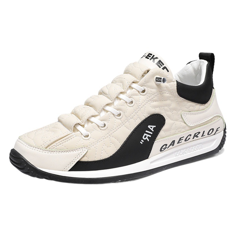 Men's Shoes 2024 Autumn New Men's Casual Sneakers Trendy All-match Korean Style Lace-up Running Trendy Shoes