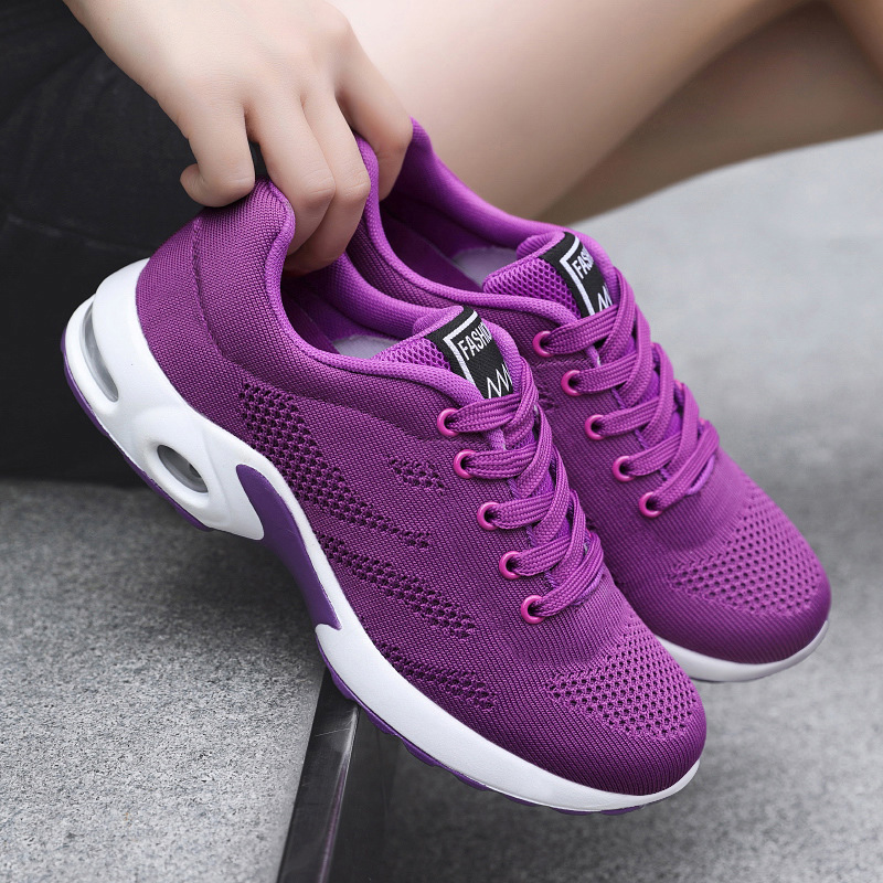 Shoes for Women 2025 New Air-Cushion Shoes Korean Fashion Trendy Foreign Trade Women's Shoes Soft Sole Breathable Sports Shoes for Women