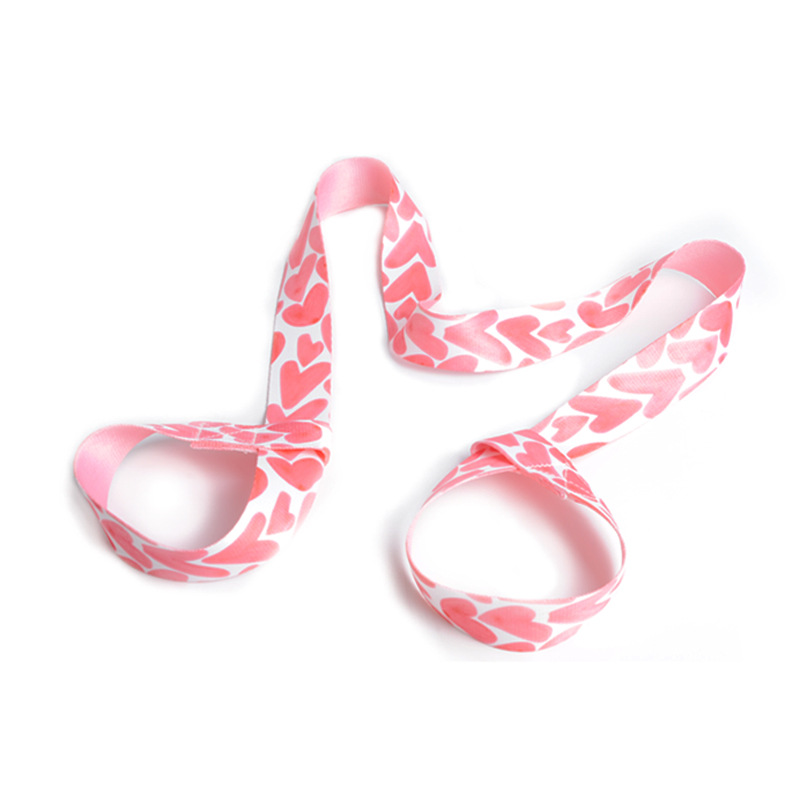 Picture of Factory Wholesale Digital Printing Yoga Mat Straps Nylon Colorful Binding Straps Storage Straps Binding Rope Yoga Stretch Straps