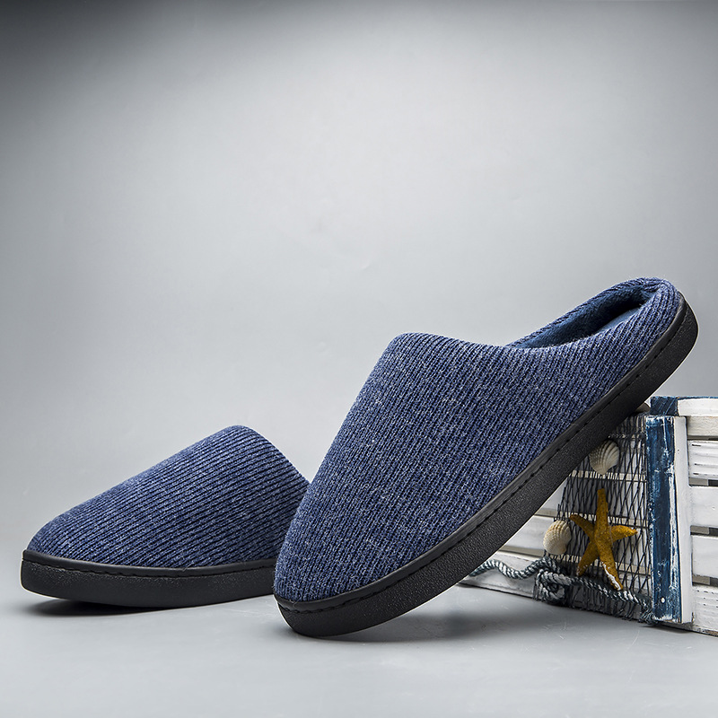Picture of Cross-border AliExpress Men's Home Shoes Women's Indoor Lazy Cotton Slippers Hotel Warm Casual Cotton Slippers Women