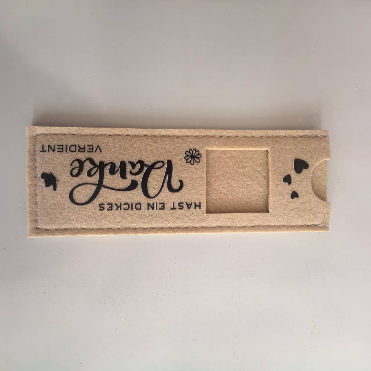 Picture of Manufacturer Supplies Felt Pencil Case, Pen Cover, Student Stationery Storage, Advertising Gift Chocolate Cover, Customizable Logo