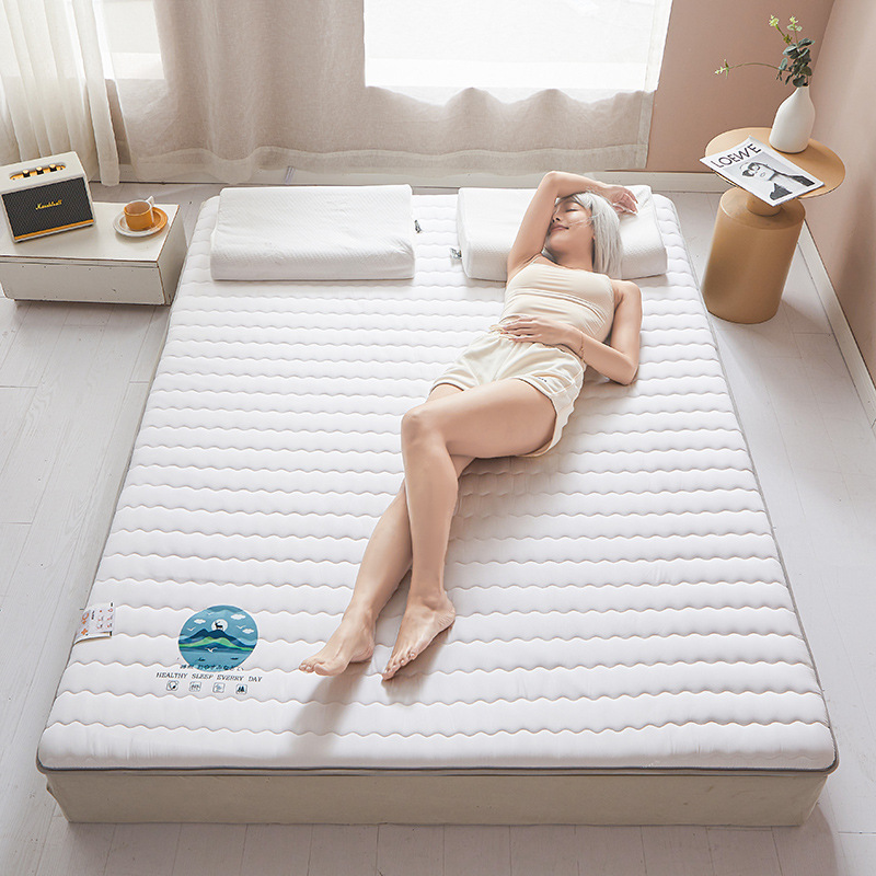 Picture of Soybean fiber mattress foldable home bed & breakfast tatami floor sleeping mat single double rental soft mattress wholesale