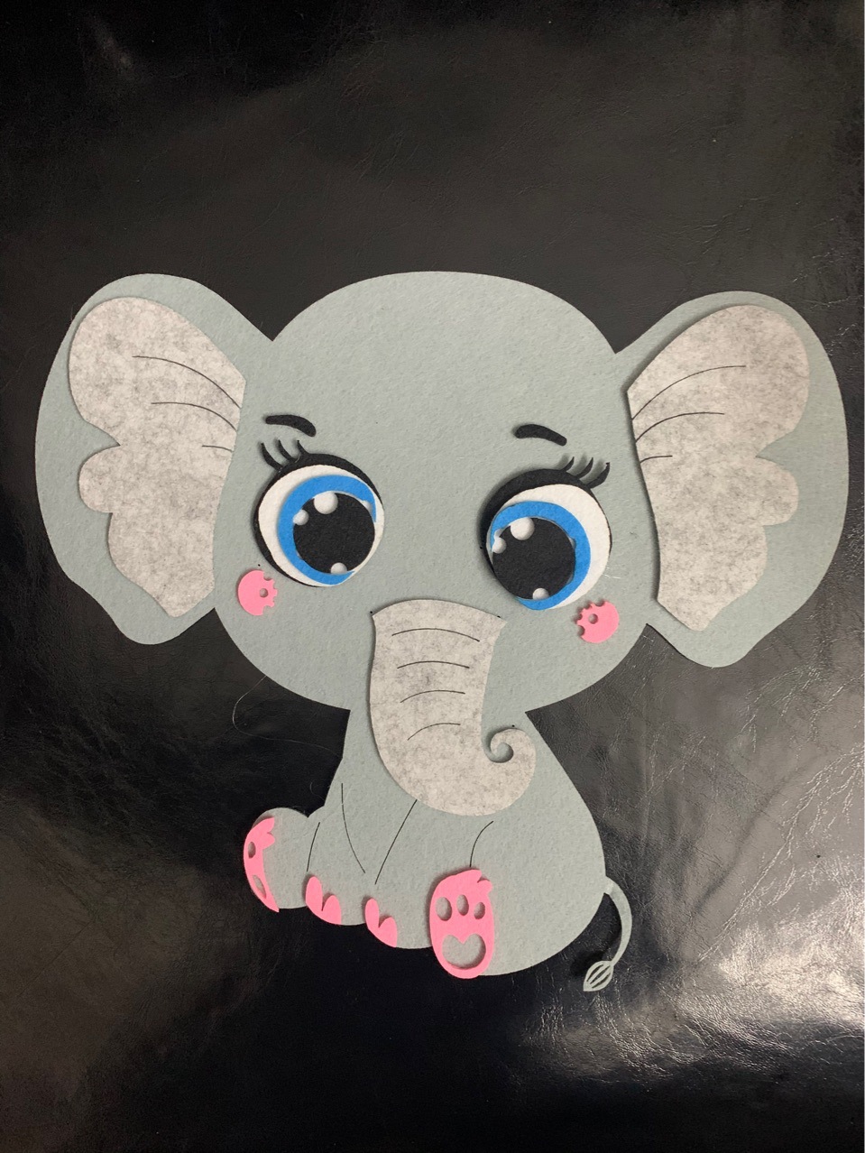 Factory thermal printing screen printing candy storage felt cylindrical animal cartoon woven storage box pattern