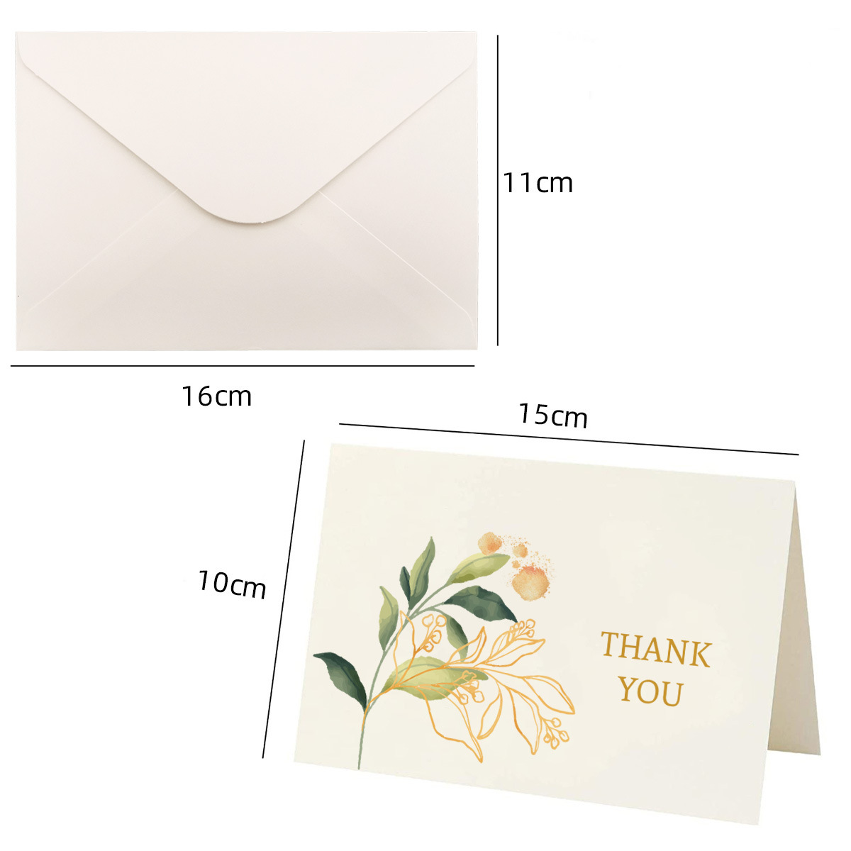 Picture of Teachers' Day Greeting Card Watercolor Thanksgiving Bronzing Christmas Simple Thank You Card Cross-border Amazon Source