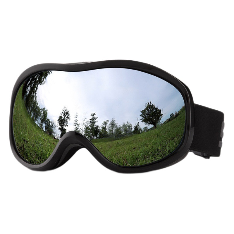 Cross-Border Spherical Ski Goggles 2025 New Ski Goggles Double-Layer Anti-Fog Outdoor Ski Glasses for Men and Women