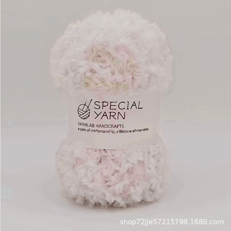 Picture of Wool Curly Fur Yarn Imitation Fur Wool Handmade DIY Woven Bag Self-Woven Material Bag Hand-Knitted Wool Manufacturer