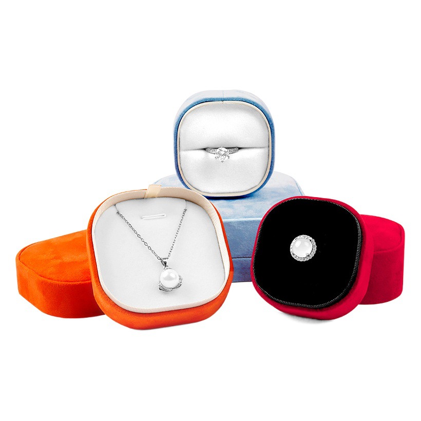 Tiandi Cover High-grade Flannel Jewelry Box Simple Proposal Ring Box Necklace Bracelet Box Bracelet Jewelry Packaging Box