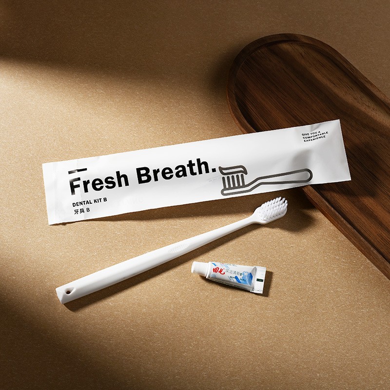 Picture of Hotel Special Hotel Toiletries Set Comb Disposable Toothbrush with Toothpaste Soft Hair Homestay Wholesale Customization