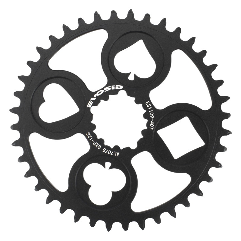 Cross-border EVOSID road bicycle poker tooth plate GXP positive and negative tooth straight plate folding bicycle tooth plate