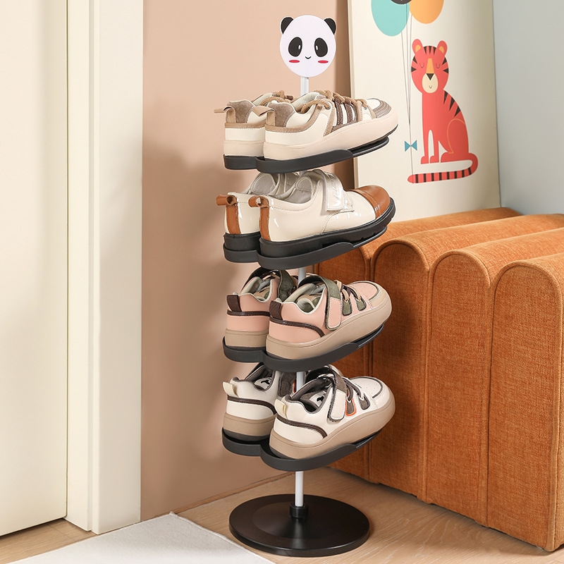 Picture of Children's Shoe Rack Small Cartoon Household Door Storage Rack for Baby Shoes Japanese-style Space-saving Kids Creative