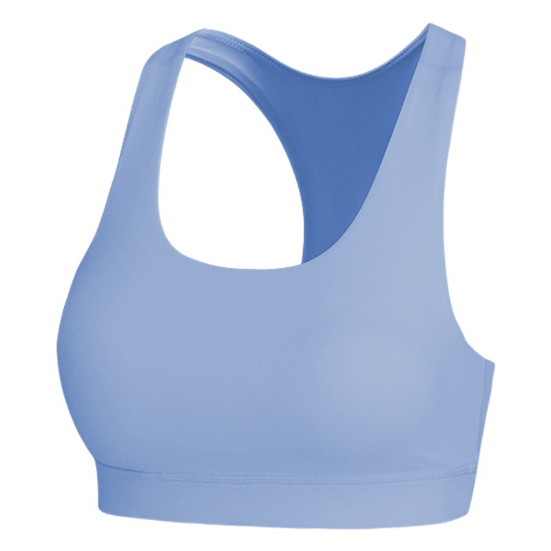 Yoga Top with High-Intensity Support, Shockproof, Beautiful Back Design, Padded Camisole-Style Sports Bra with Racerback