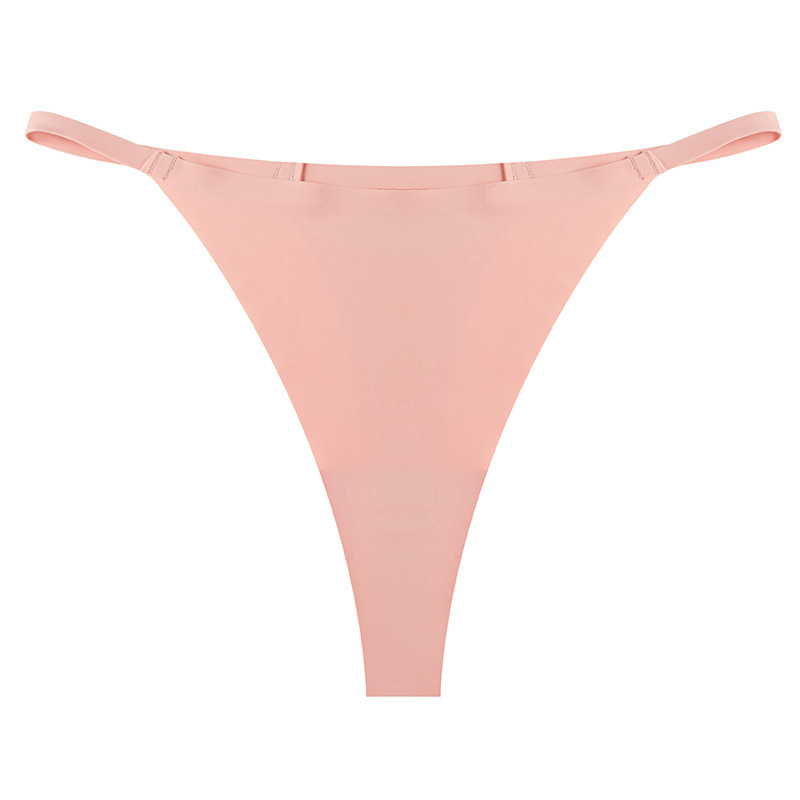 Picture of Cross-border supply underwear sports one-piece T-pants ice silk breathable quick-drying low waist seamless sexy thin thong