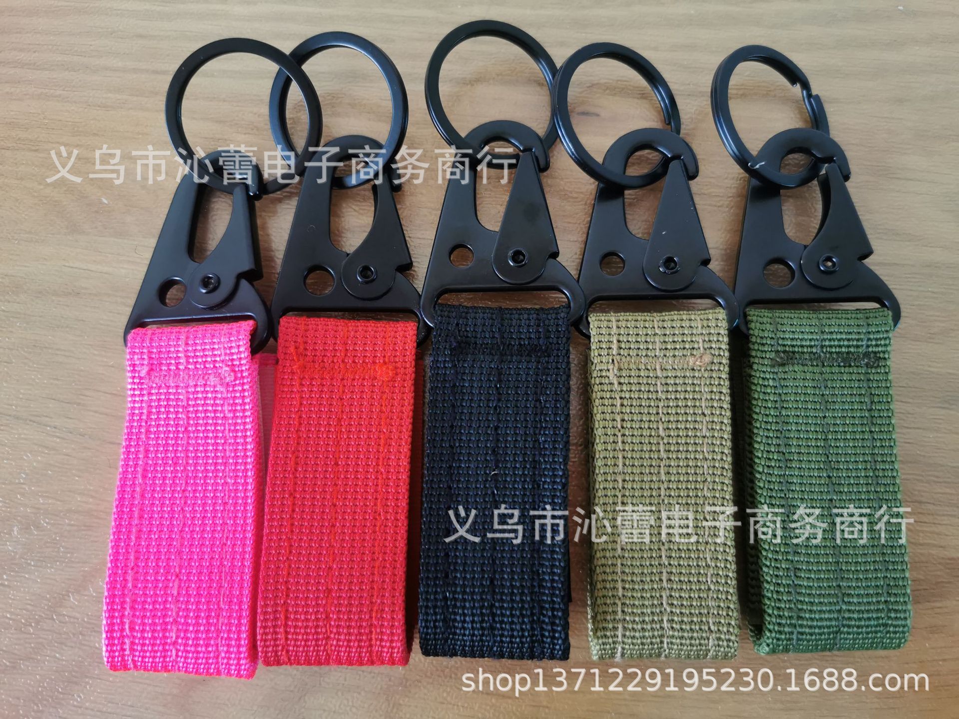 Outdoor Tactical Nylon Ribbon Hanging Buckle Multifunctional Mountaineering Buckle Eagle Buckle Multi-purpose Belt Keychain