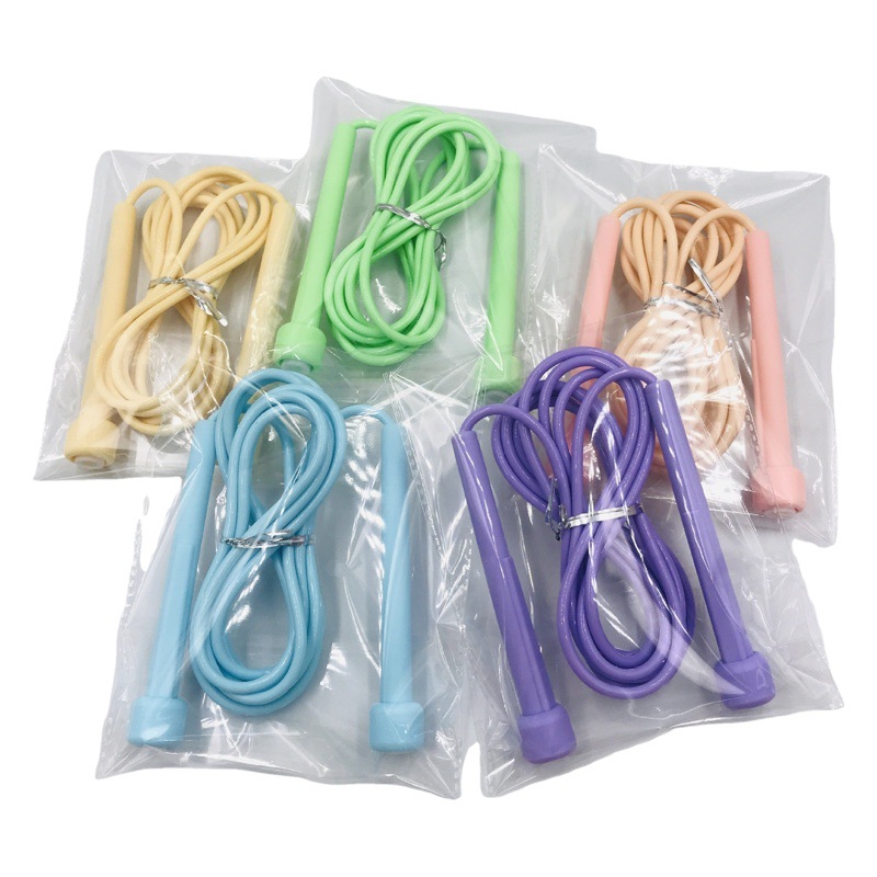 Amazon cross-border student high school entrance examination training fitness sports racing skipping pen handle PVC solid rope