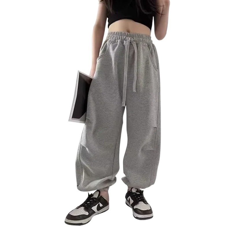 Boys' Loose Pants Summer Thin 2025 New Straight Wide Leg Pants Casual Sports Anti-mosquito Trousers for Large Children