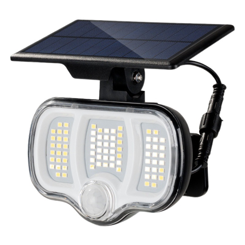 Solar lamp outdoor lighting Garden Garden lamp new rural household human body induction wall lamp waterproof super bright street lamp