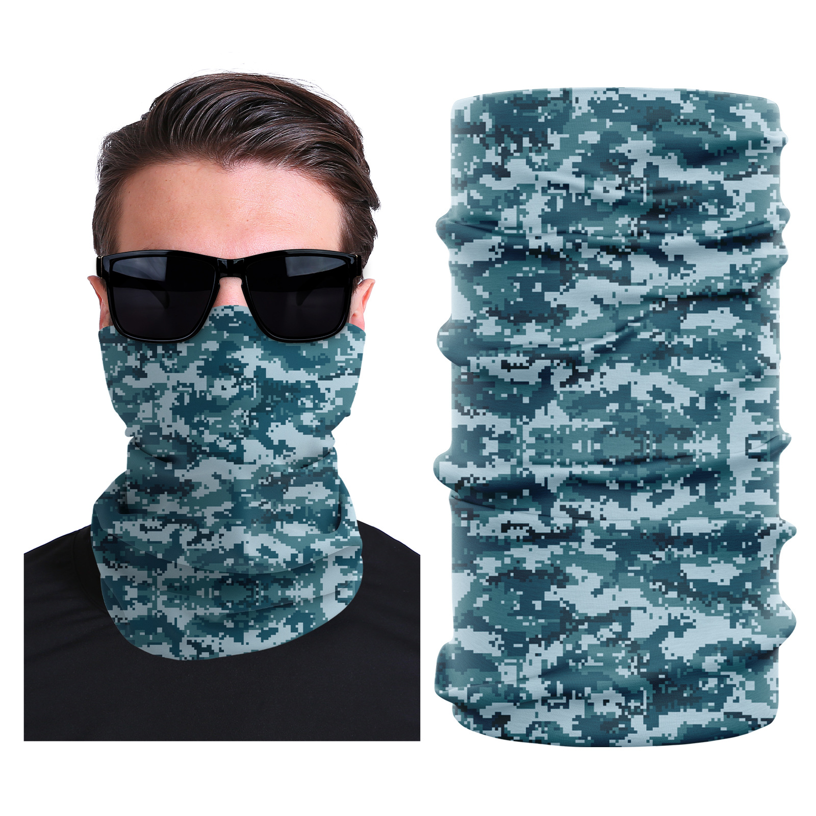 Picture of Xunhui magic scarf outdoor scarf mountaineering riding scarf high elastic seamless Ice Silk face towel cross-border bandana