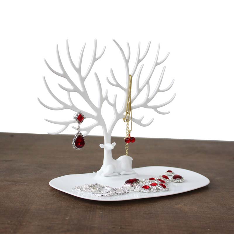 Picture of Fawn Goo Card Hanger Earring Rack Bracelet Jewelry Storage and Finishing Hanger Antler Tree Earrings Jewelry Display Rack