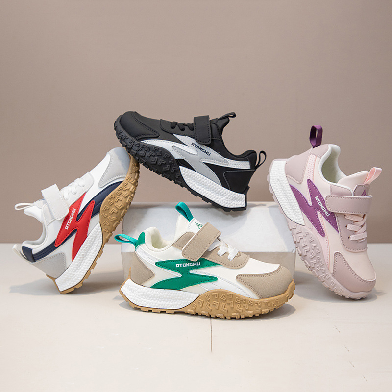 Spring and Autumn 2025 New Children's Casual Fashion sneaker Light Color All-match Flat Shoes Girls Trendy Shoes Casual Shoes