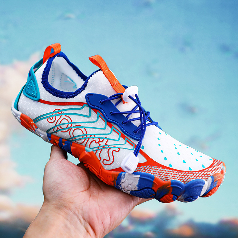 Colorful New Beach Shoes for Women, Wading Shoes for Men, Swimming Shoes for Couples, Quick-Drying Breathable River Tracing Shoes, Hiking Shoes for Adults