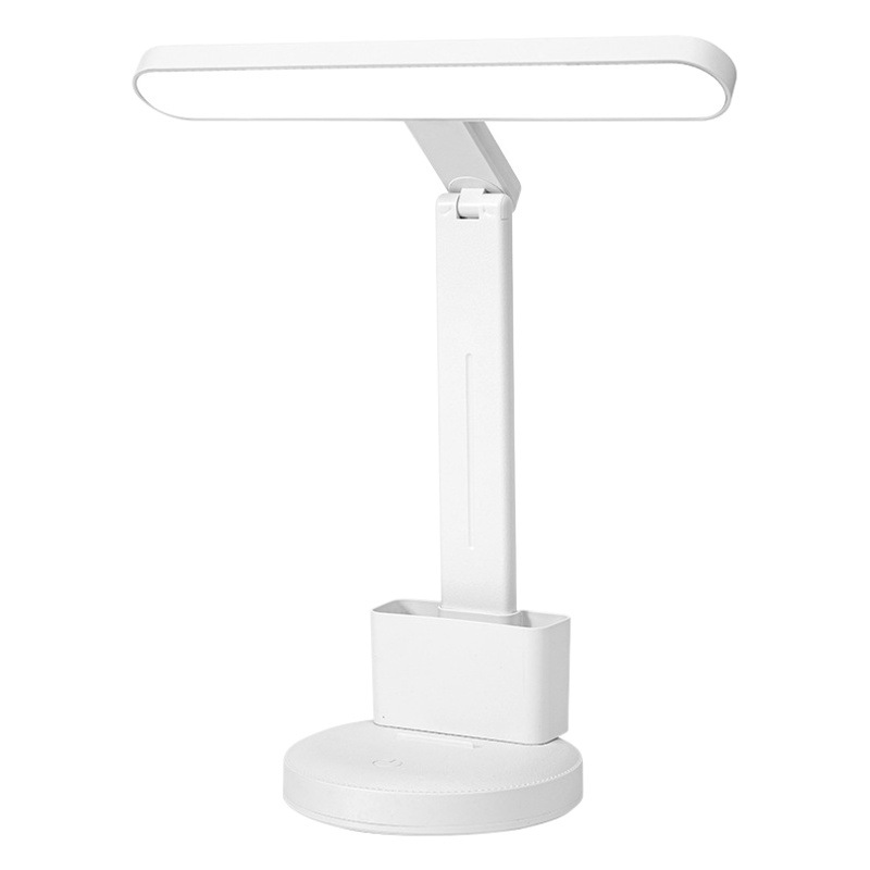New Style Desk Lamp for Learning Eye Protection and Myopia Prevention Dormitory Charging Plug-in Dual-purpose Folding Rotating Desk Bedside Lamp