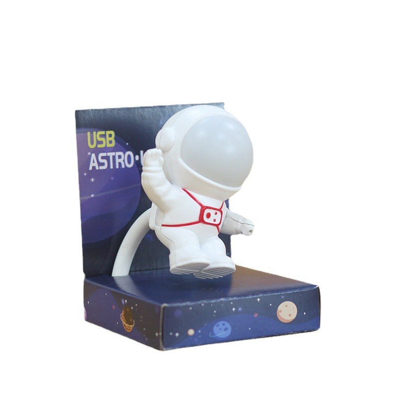 Bedroom Children's Mini Direct Plug Night Light Intelligent Voice Control Atmosphere Portable Astronaut Voice Control Night Light