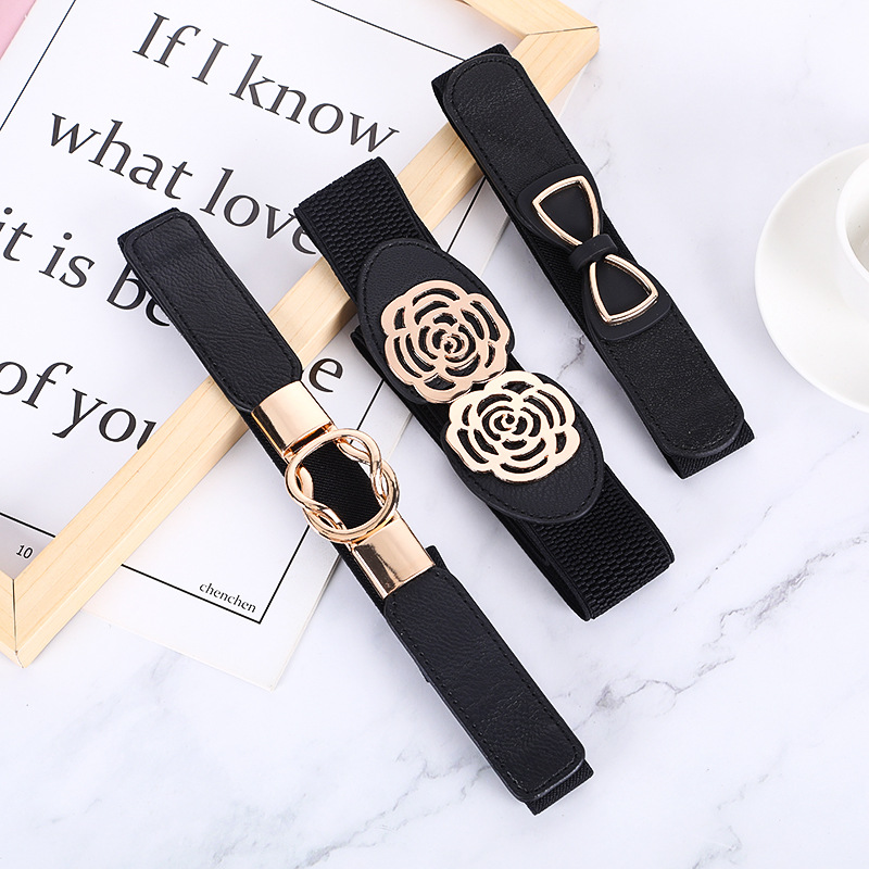 Special Sale Women's Elastic Belt Fashion Elastic Thin Waist Seal Korean-style All-match Dress Decorative Thin Belt