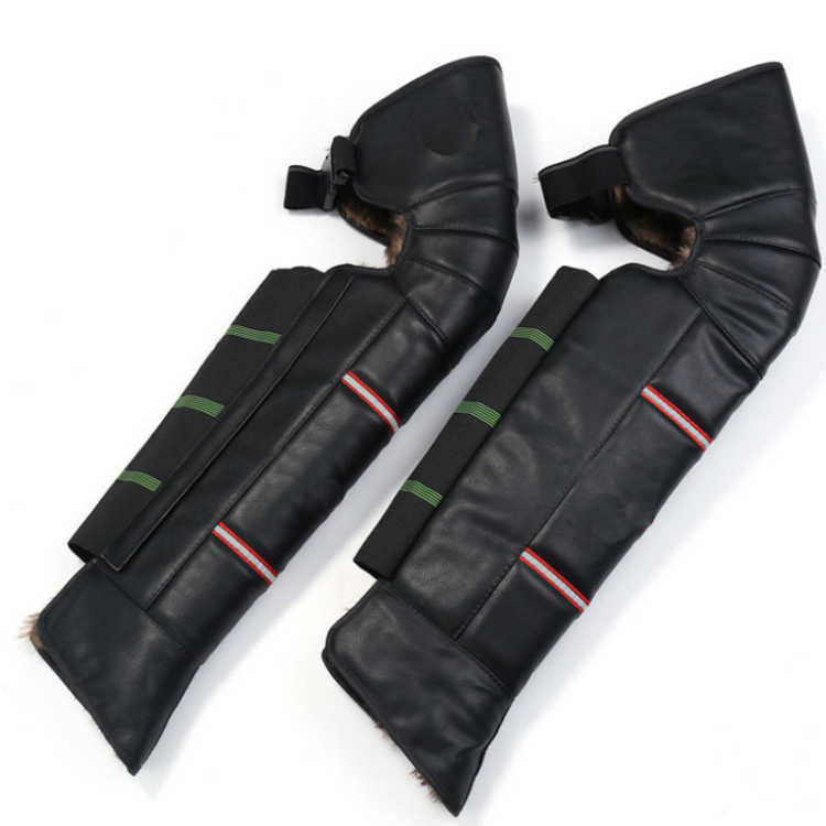 Picture of Winter kneecap motorcycle kneecap electric car cycling men's and women's leggings windproof cold-proof outer wear thickened warm riding