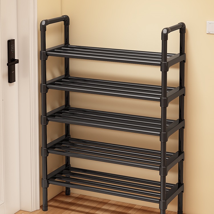 Stainless Steel Shoe Rack for Home Entrance Indoor Durable Simple Multi-Story Corridor Rental Dormitory Shoe Cabinet under the Table