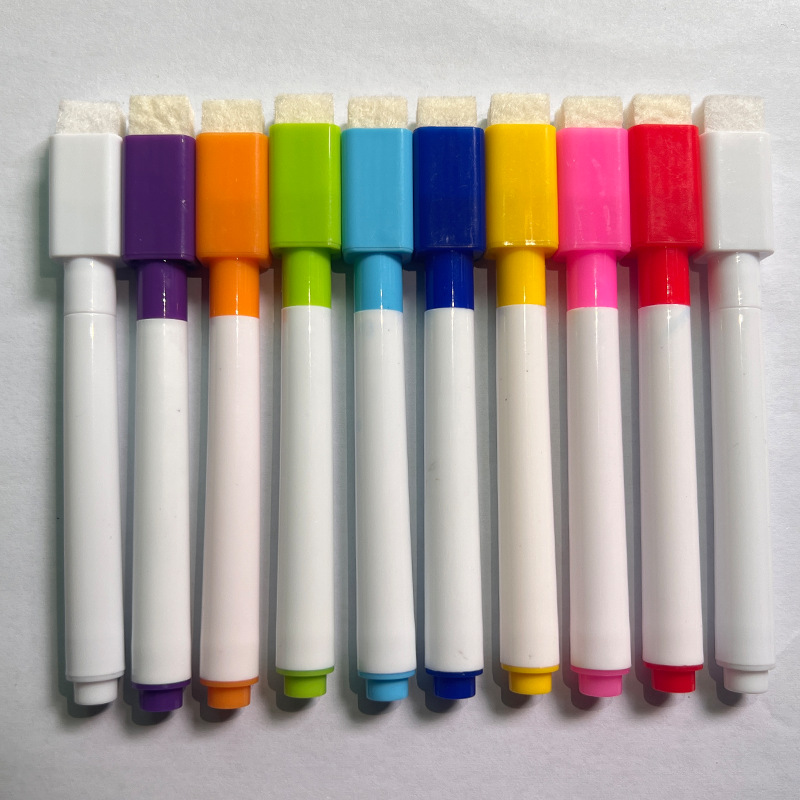 Cross-border in stock wholesale Mark pen White blackboard sticker erasable Mark pen water-based Mark pen