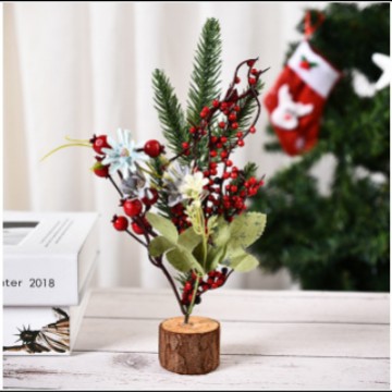 Picture of Christmas tree decoration small ornaments window mini Christmas tree gifts Christmas table small Christmas tree decorations