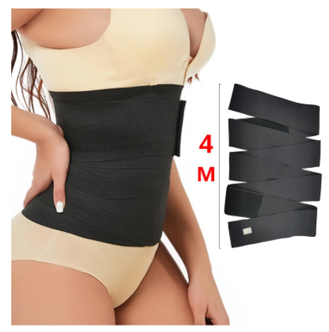 Cross-border New Whole Winding Belt Shaping Clothes Abdominal Shaping Belly Belt Women's Belt Elastic Belly Belt