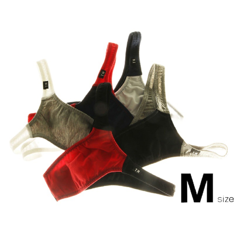 New TM men's cotton low waist briefs boys fashion sexy breathable briefs men's color matching underwear