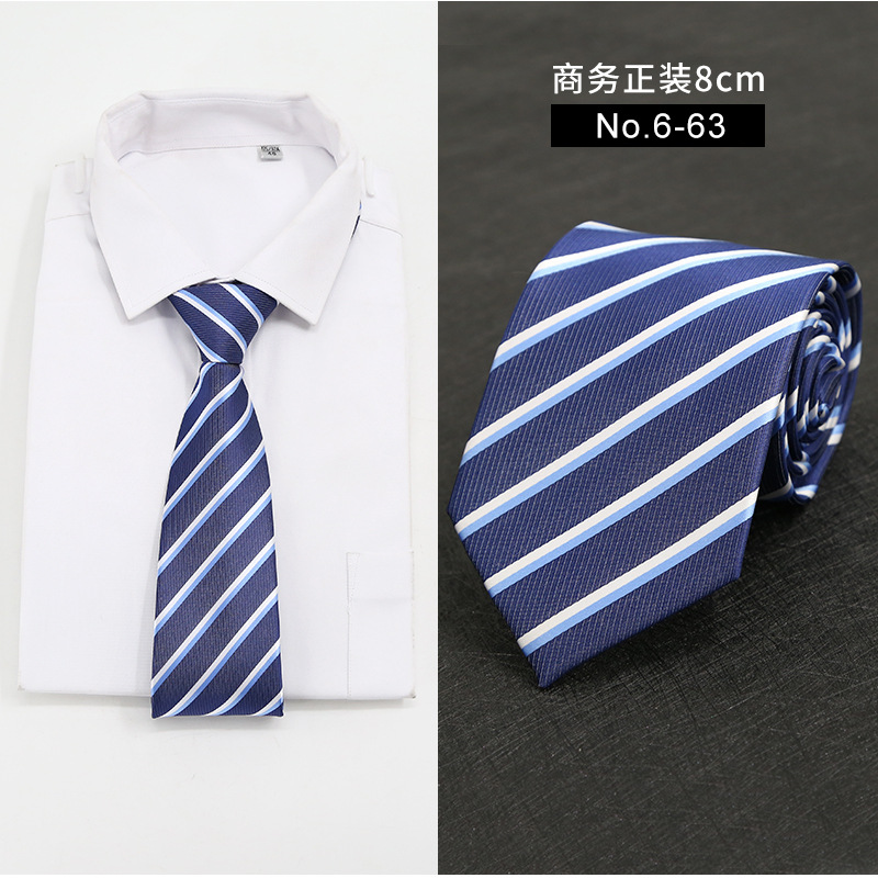 Picture of New Style Tie Men's Formal Business Casual Simple Style Solid Color Striped Arrow-Shaped Tie Manufacturer Ready Stock Wholesale