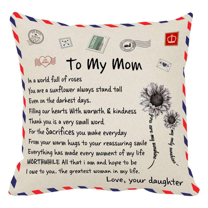Picture of Amazon Home linen pillowcase Nordic simple American retro printed office pillowcase sofa cushion