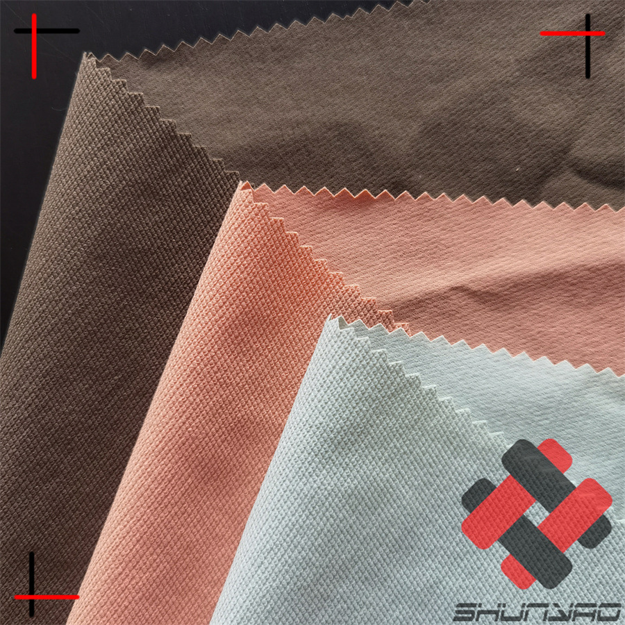 Picture of Shun Yao matting double chain nylon four-sided elastic mountaineering cloth fabric moisture absorption quick-drying sportswear fabric