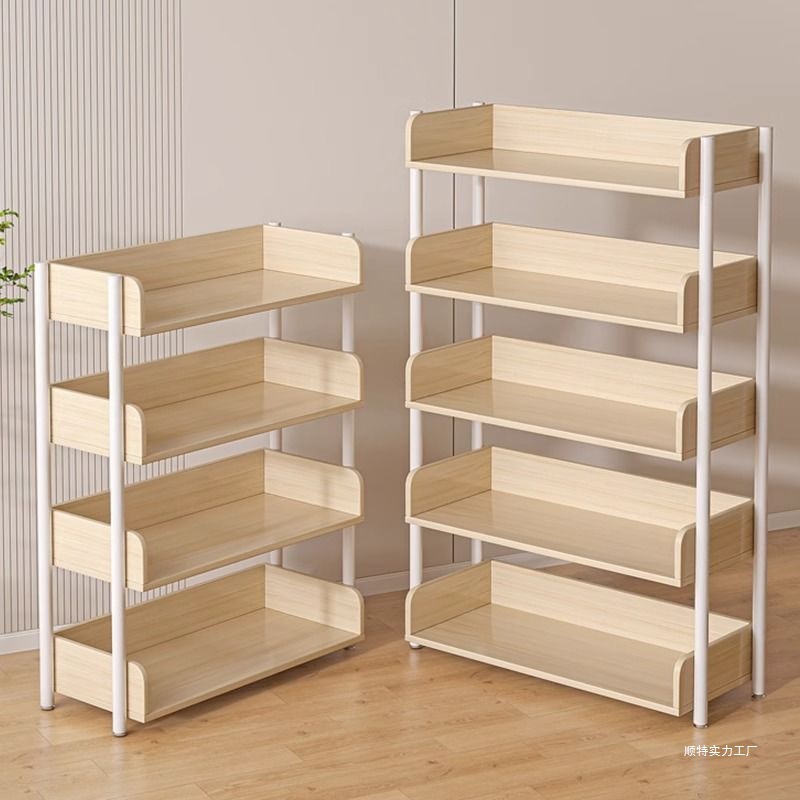 Storage shelves floor-to-ceiling multi-layer storage shelves bookshelves wrought iron living room bedroom storage shelves display shelves household bookcases