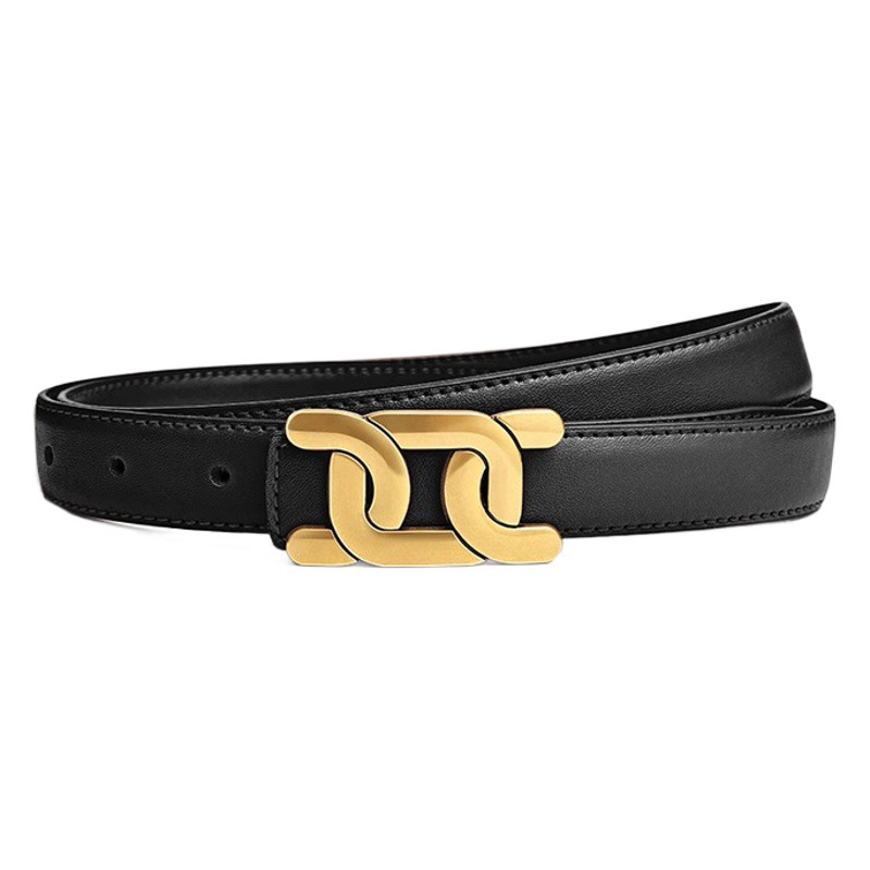 Belt Women's Belt Real Belt Cowhide Women's Fashion Simple All-match Style Decorative Suit Pants Belt for Women