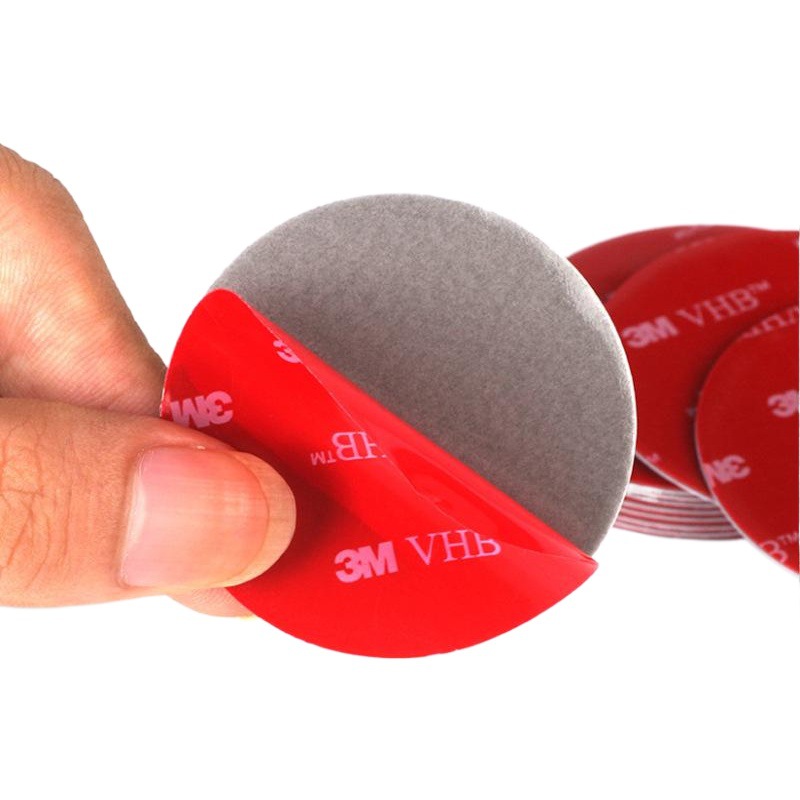 Car Double-Sided Tape Red Film Gray Tape 0.8mm Foam Double-Sided Tape Traceless Removable Acrylic Strong Double-Sided Tape