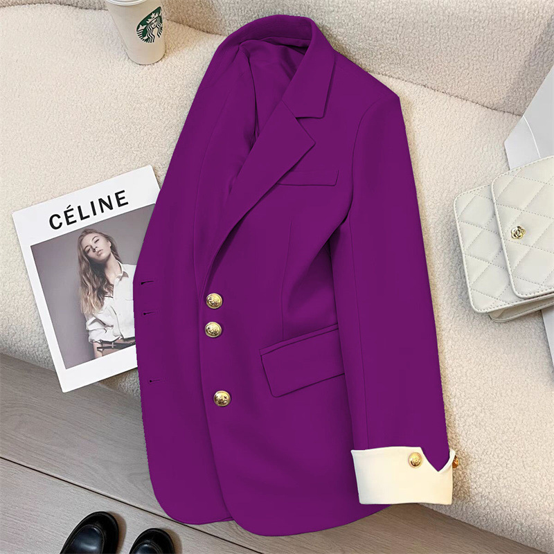 Picture of White Suit Jacket for Women 2025 Spring New Style Casual Elegant Lady High-End Street Style Popular Suit This Year