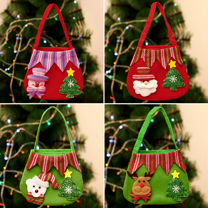 Picture of Christmas Gift Apple Bag Handbag Adult Children Children Christmas Gift Decoration High-end Gift Bag