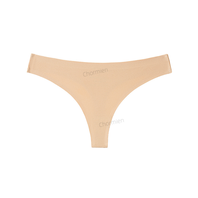 Picture of Sports Yoga Female Sexy Style Ice Silk Underwear Women's Low-Waist Seamless Underwear Cross-Border European and American Large Size T-Shaped T-Pants